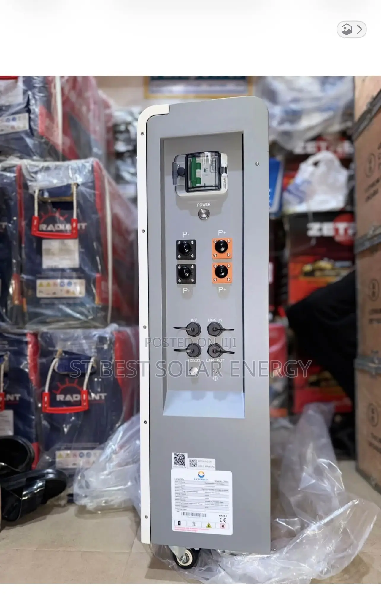 LVTOPSUN 16kWh 48V G4 Lithium Battery