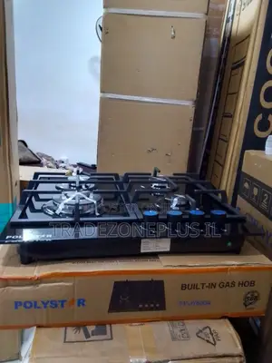 The Polystar 4-Burner Gas Hob Delivers Simple Operation With Electric