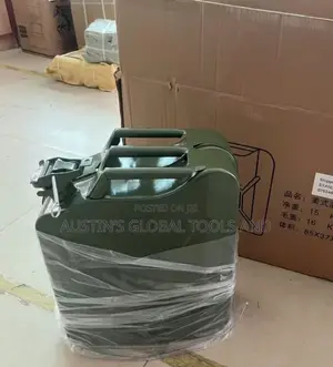 20-Liter Military-Style Metal Jerry Can