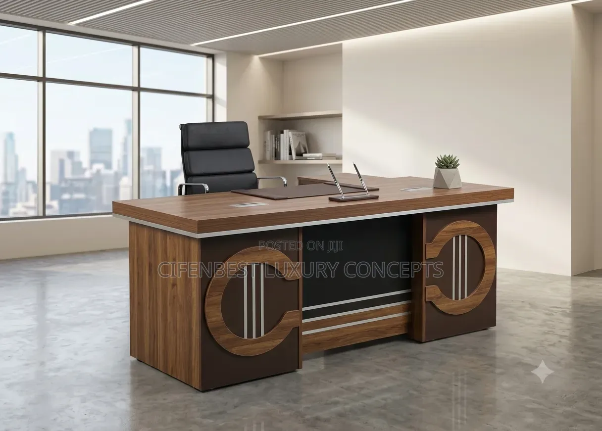 1.6 Wooden Executive Office Table Design