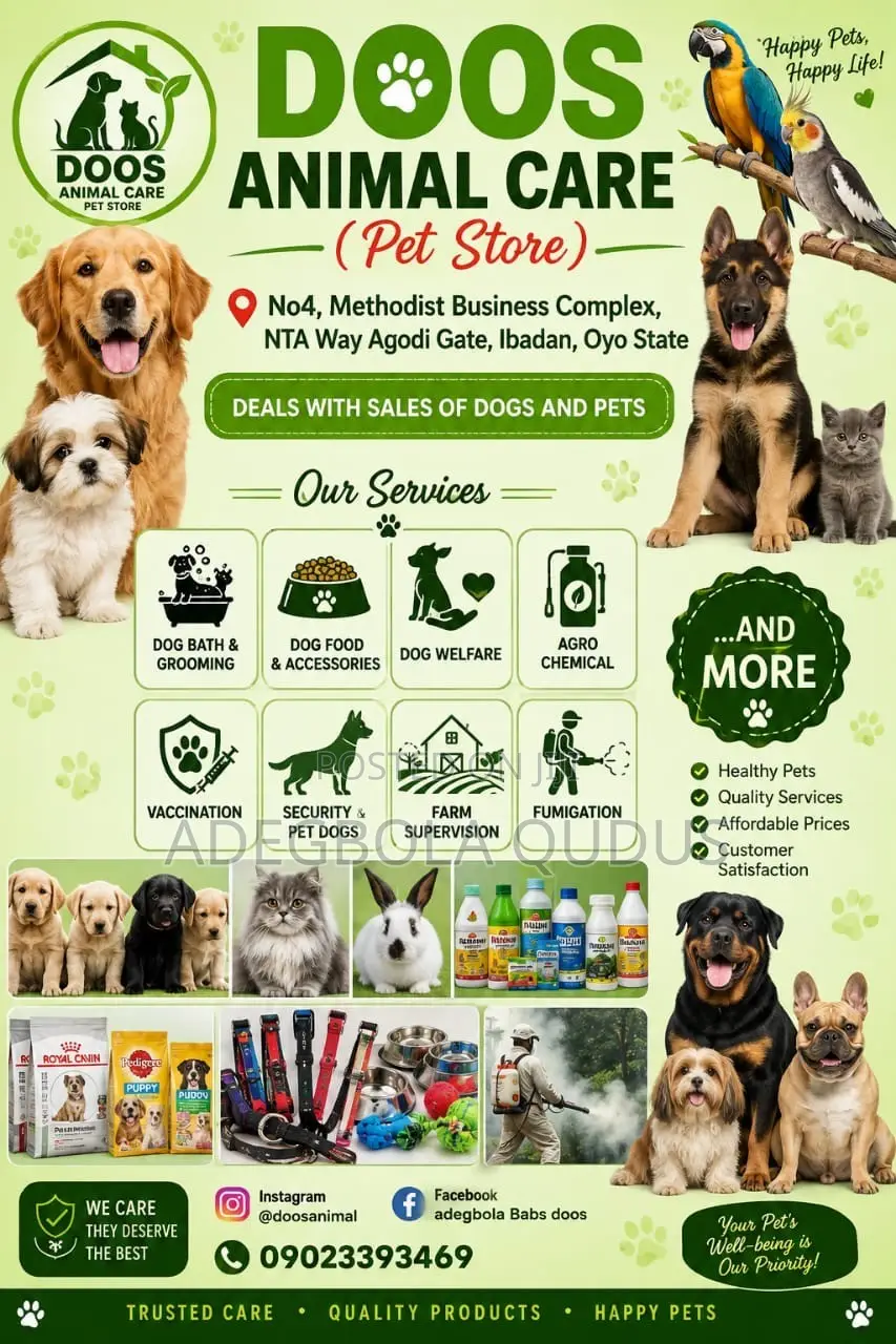 Doosanimal Petstore Ibadan