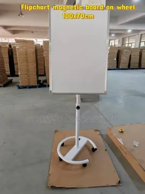 Portable Magnetic Whiteboard With Movable Stand