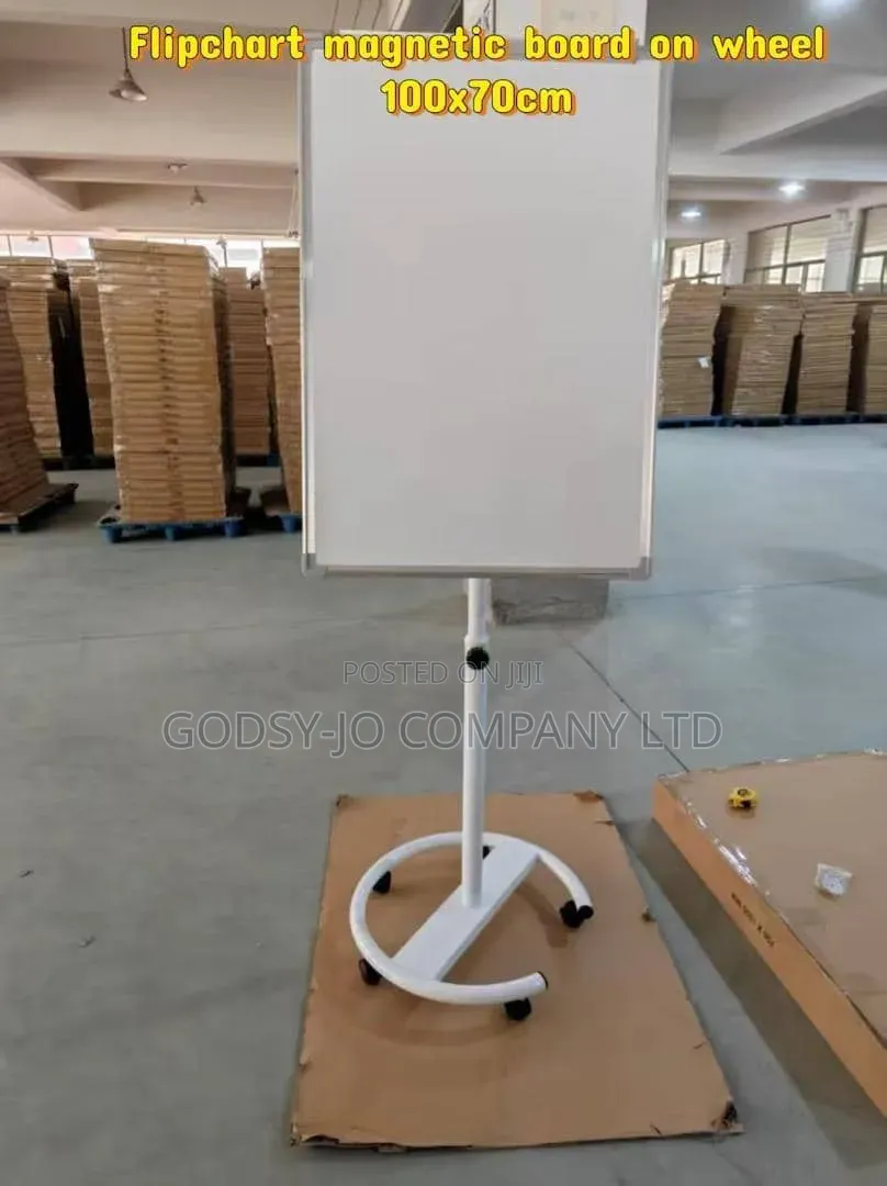 Portable Magnetic Whiteboard With Movable Stand