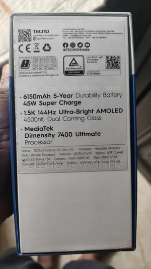 Tecno Camon 50 Ultra 512 GB Black
