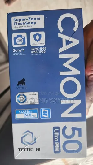 Tecno Camon 50 Ultra 512 GB Black