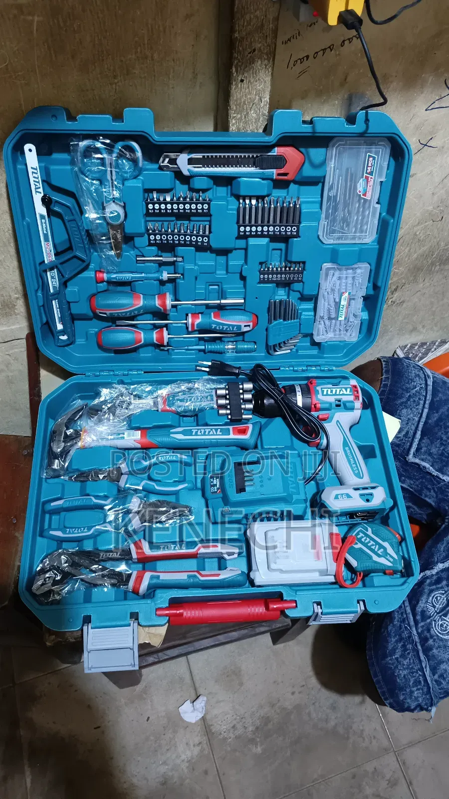 Tools Box With Screw Driver Machine