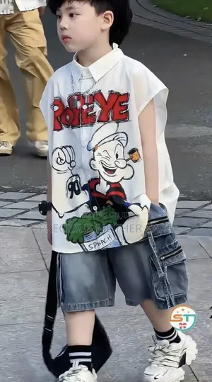 Unique Shirt and Jean Short 2 Pics