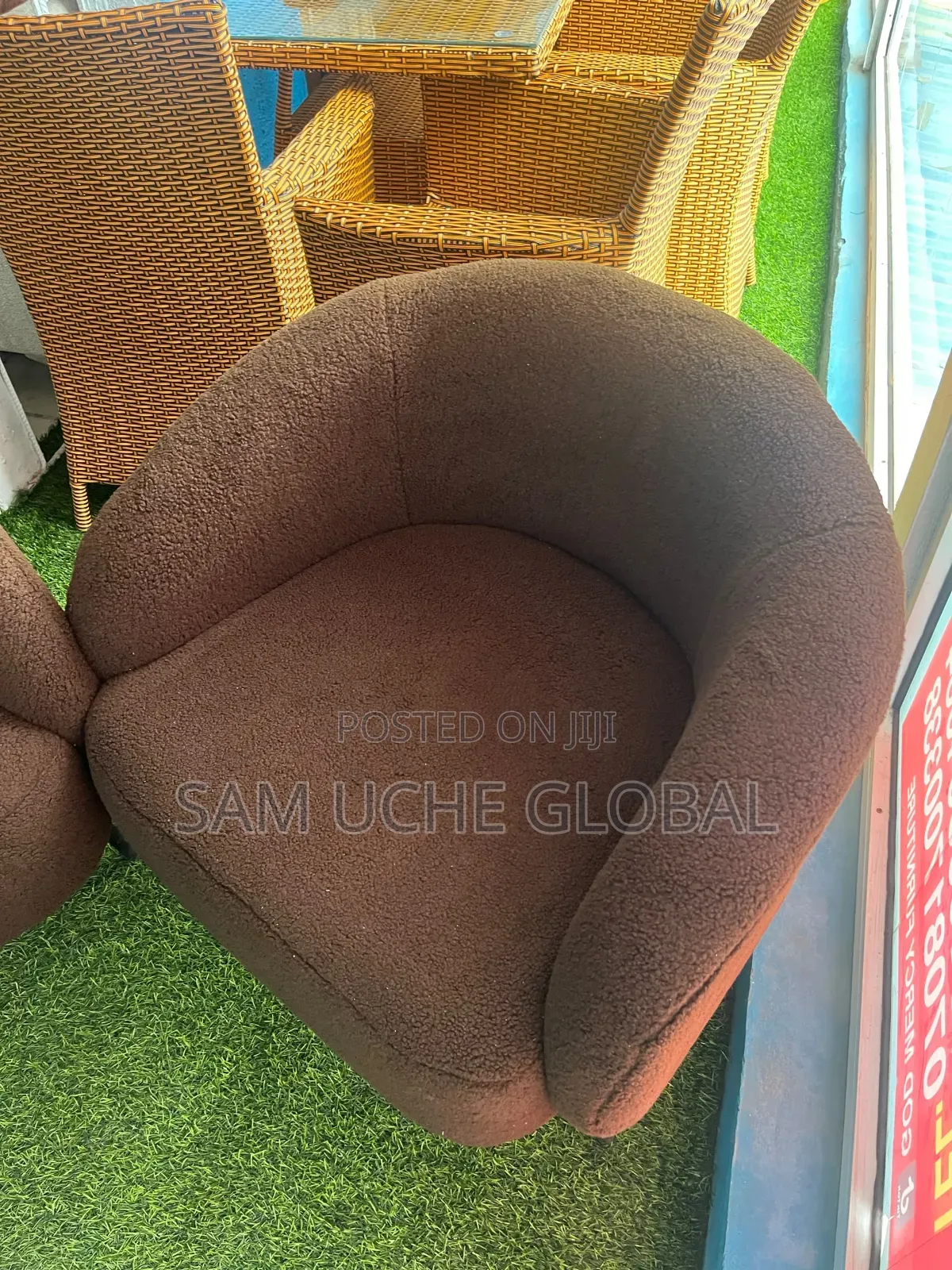 Single Sofa Chair/ Waiting Chair Fabric