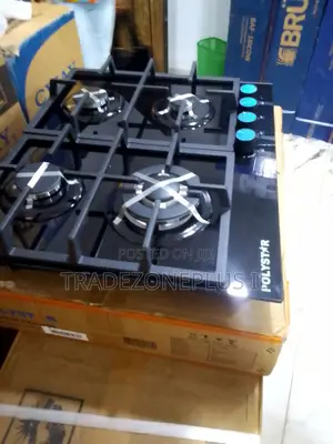 The Polystar Built-in Hob Offers Four Burners and Easy Electric Igniti