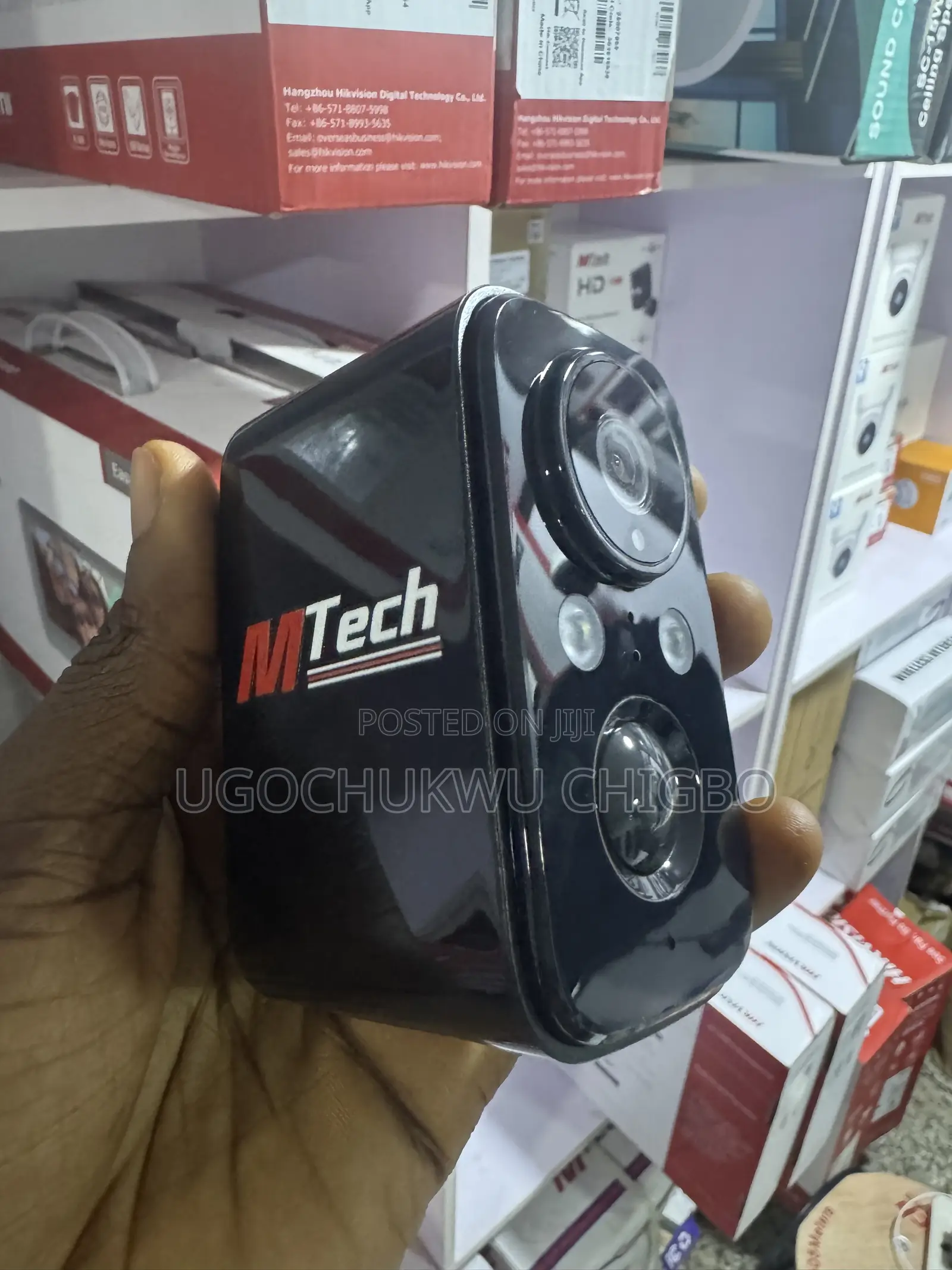 Spy Ubox Indoor Wifi Camera With Panel