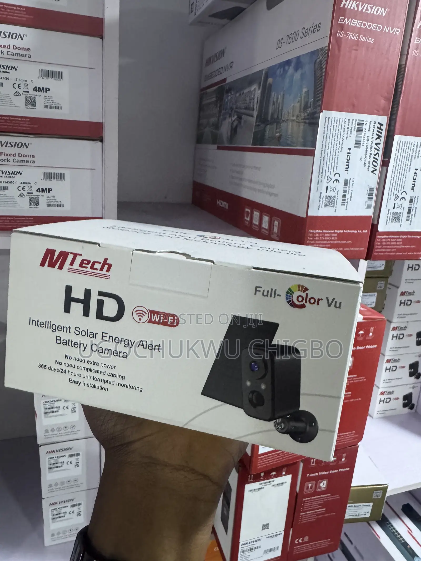 Spy Ubox Indoor Wifi Camera With Panel