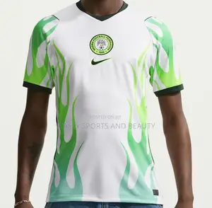 New Season Nigeria Jersey for Casual Wear (White)