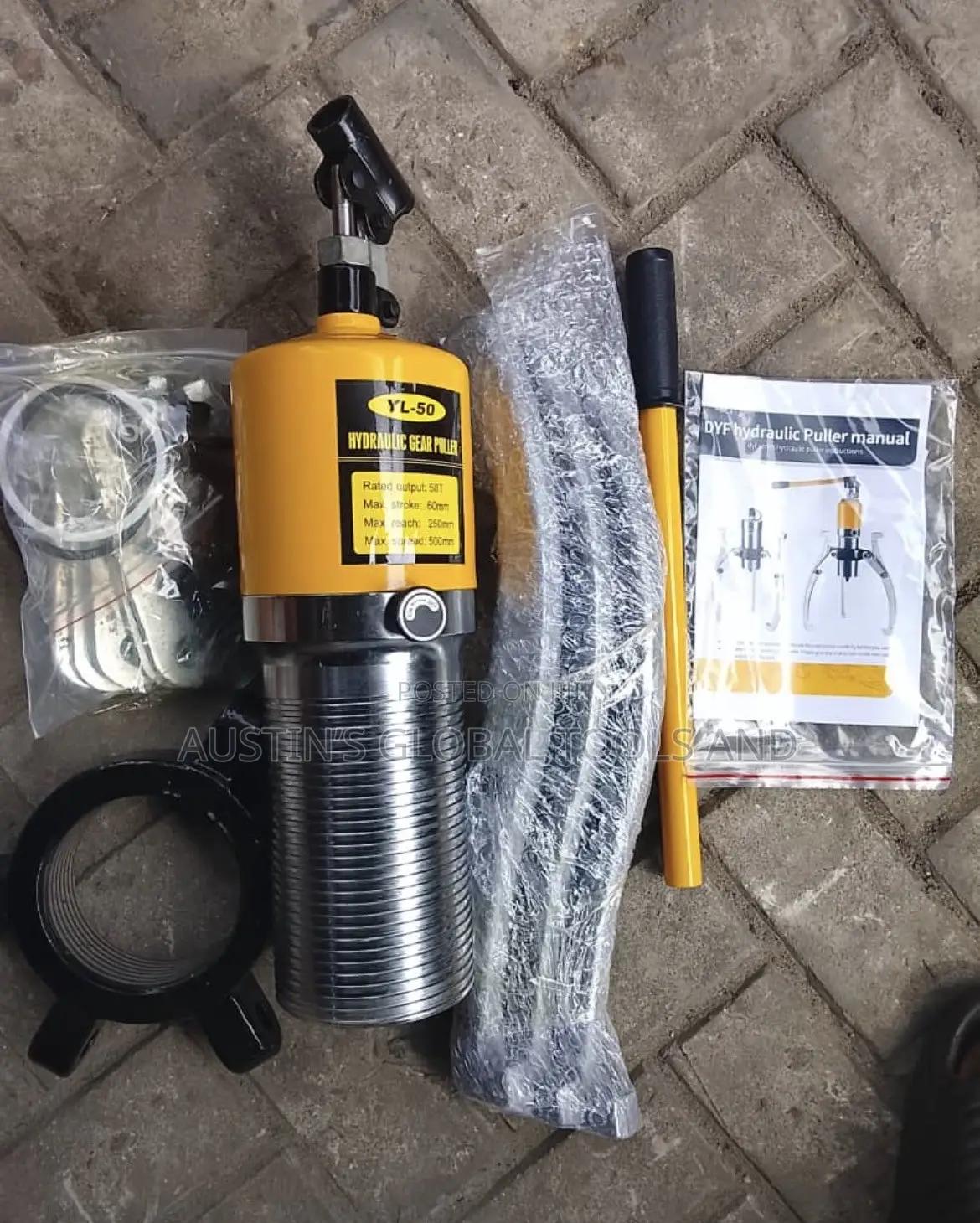 50-Ton Hydraulic Gear Puller (Model YL-50)