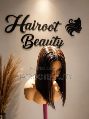 10” 2x6 Double Drawn Bob Wig – Natural Color | 100% Human Hair