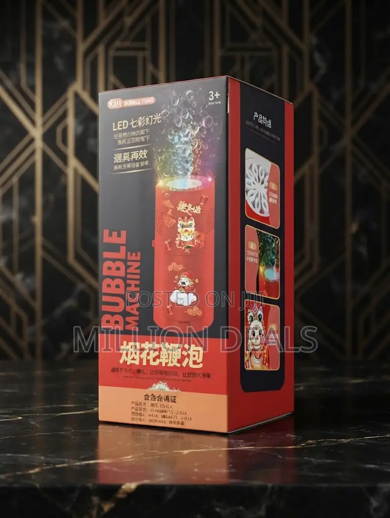 Led Bubble Machine Ages 3+