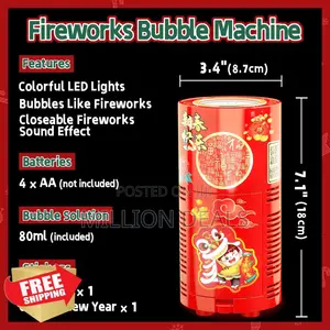 Led Bubble Machine Ages 3+