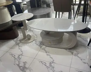 Italian Style Minimalist 2in1 Coffee Table Set