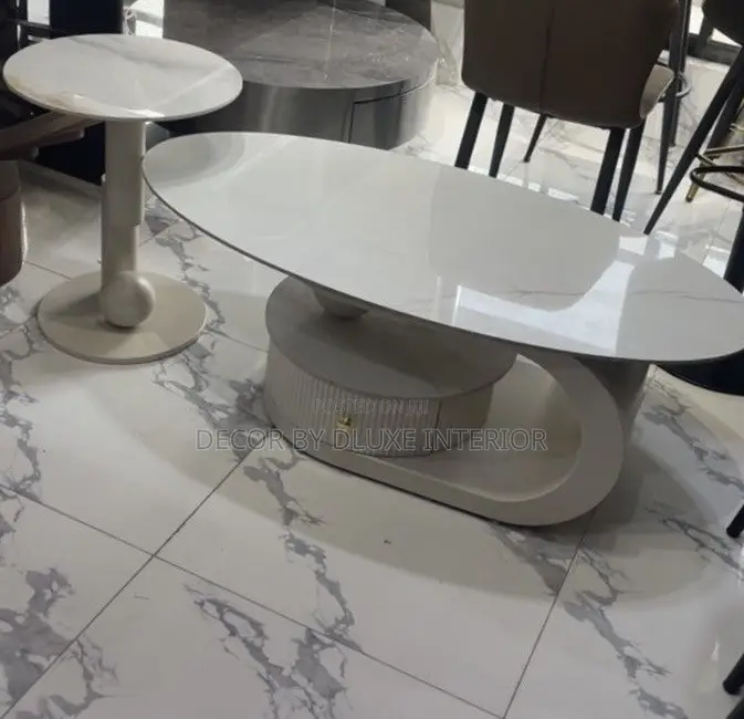 Italian Style Minimalist 2in1 Coffee Table Set