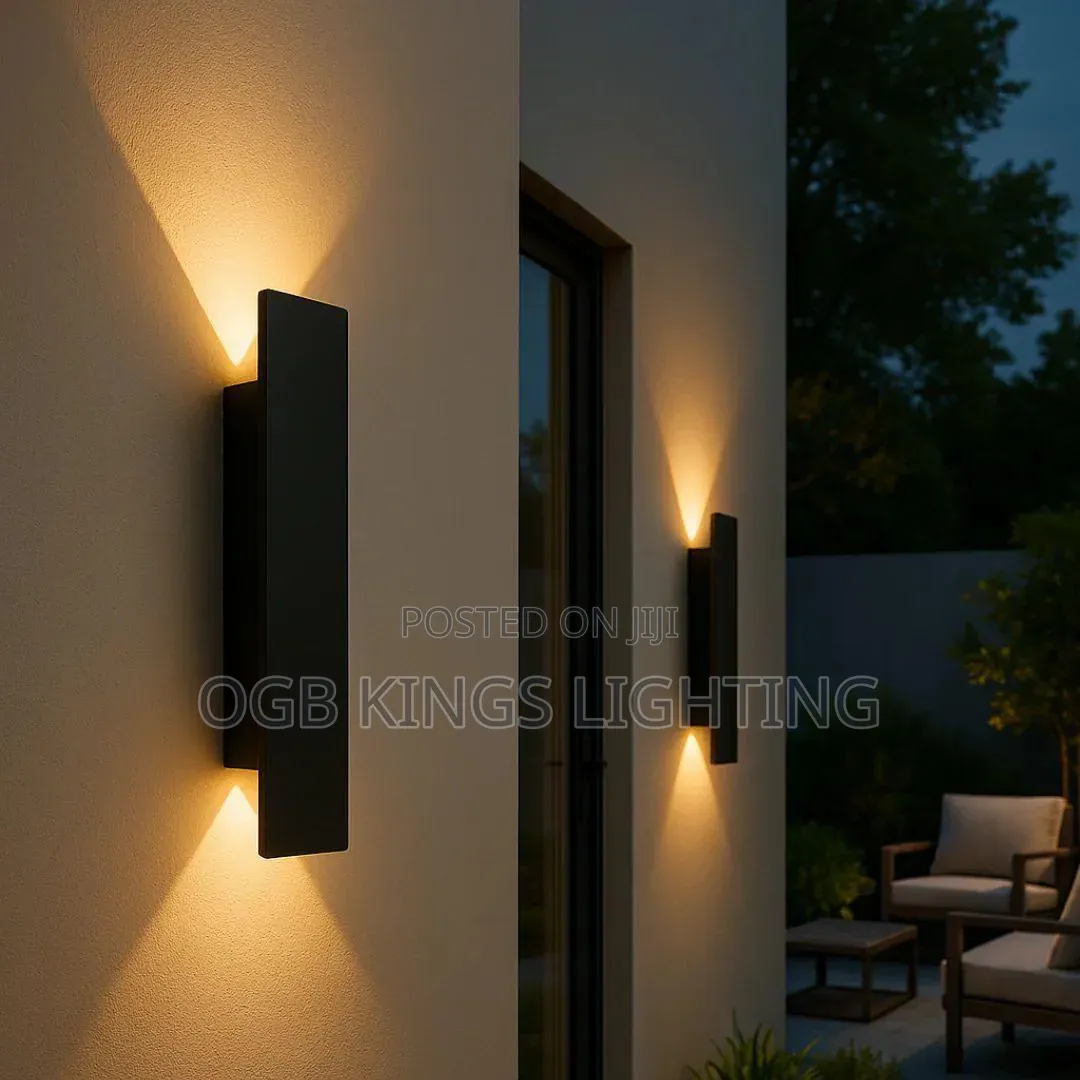 Outdoor Long Waterproof Wall Lamp Modern and Simple