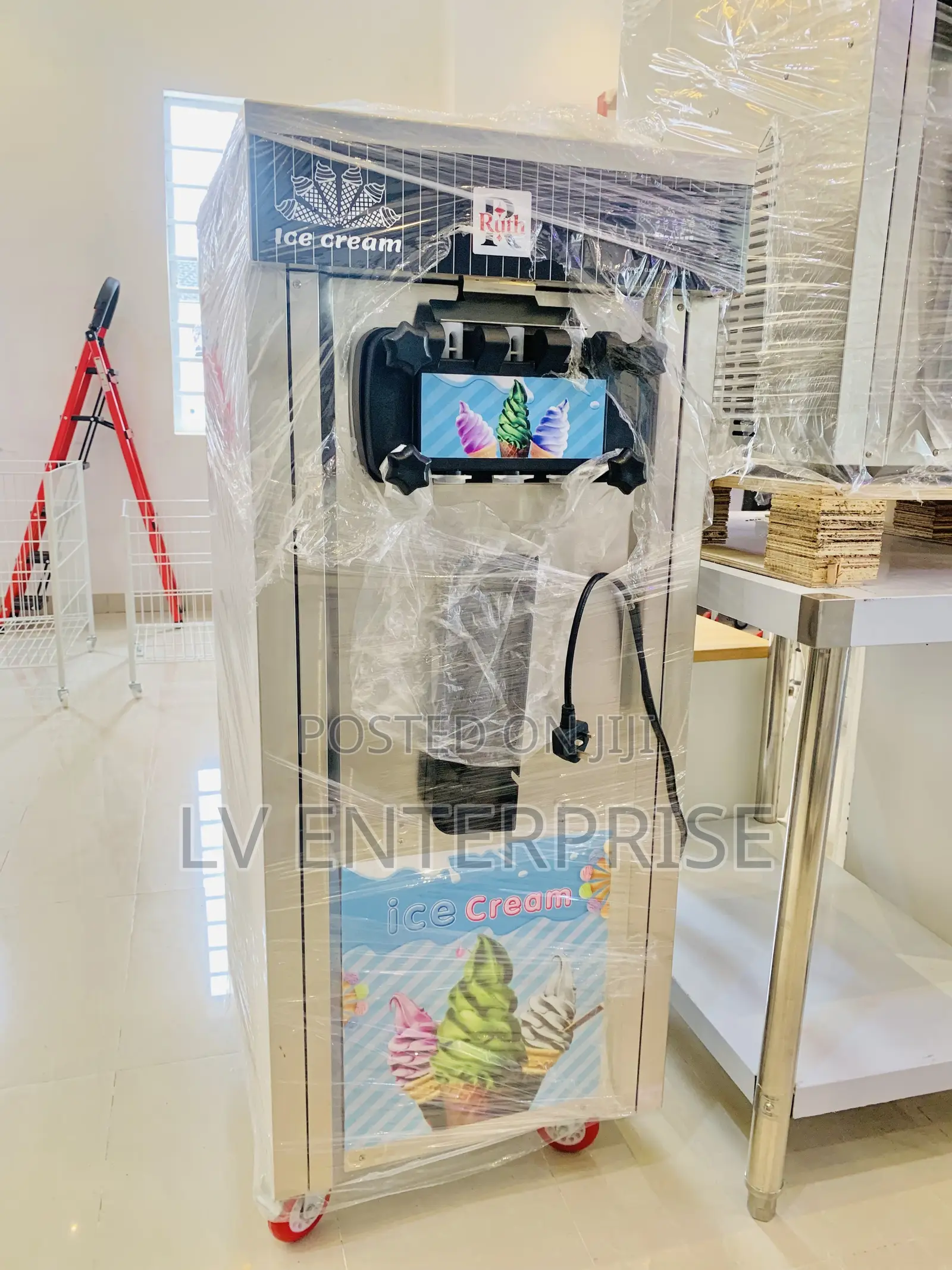 Standing Ice Cream Machine