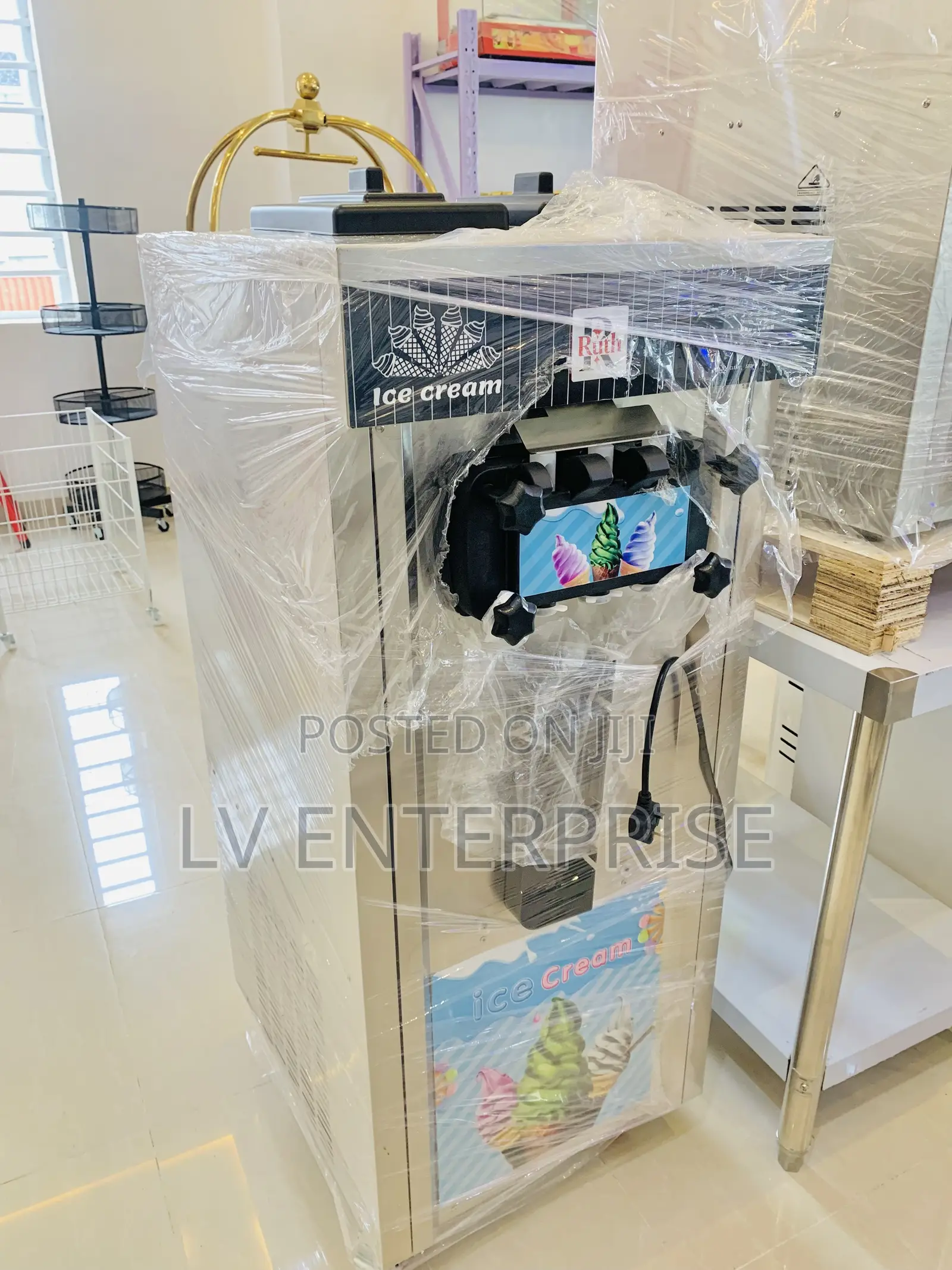 Standing Ice Cream Machine