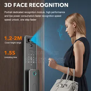 Intelligent Home Door Lock With Camera Face Recognition Tuya Wifi APP