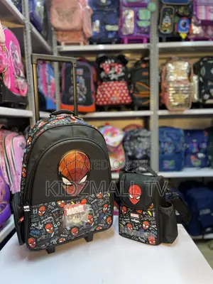 Smiggle X Marvel Spider-Man School Trolley Bag Set