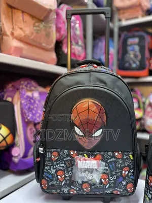 Smiggle X Marvel Spider-Man School Trolley Bag Set