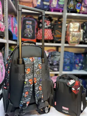 Smiggle X Marvel Spider-Man School Trolley Bag Set