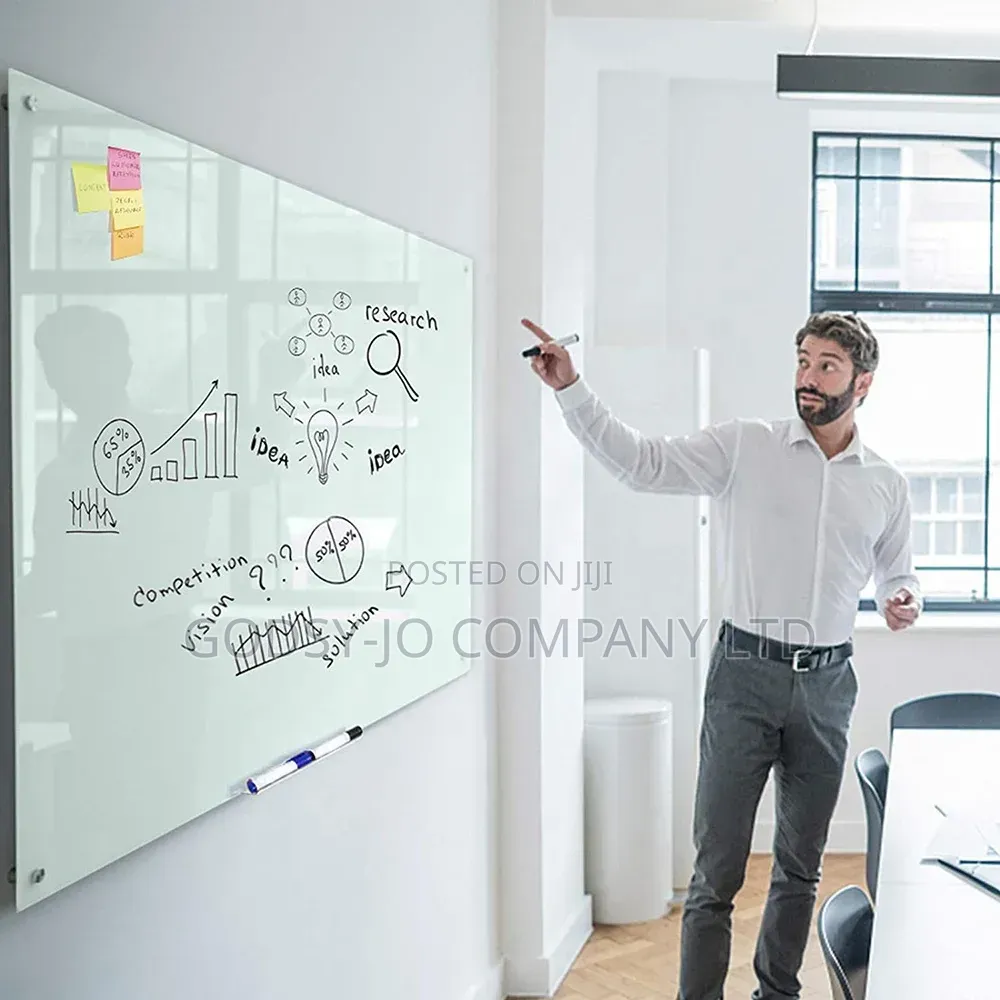 Portable Magnetic Whiteboard With Movable Stand