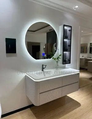 Luxury Floating Bathroom Vanity With LED Mirror