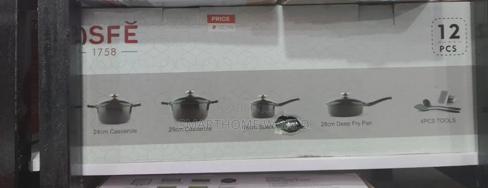NSFE Granite Cookware Set