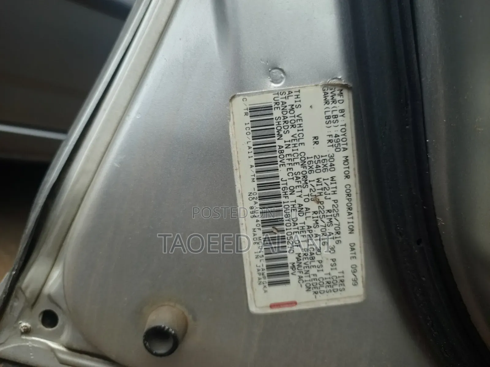 Lexus RX 2000 Silver