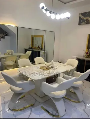 Dining Set of 6seaters With Marble Top