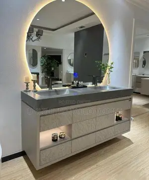 Luxury Double Sink With LED Mirror