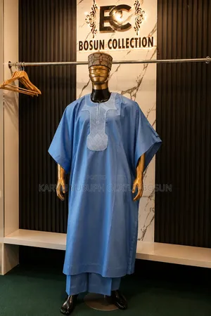 Pain Color Dansiki Design With Monogram Embroidery Design.