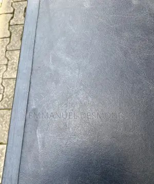 Solid Office Table Wity Leather Top