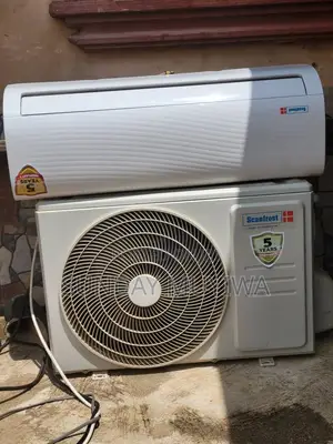 Clean Used Scanfrost 1.5HP AC for Sale at Wire Cable Apata