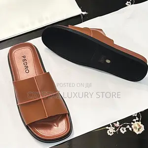 Pedro Quality Luxury Men Genuine Leather Pams