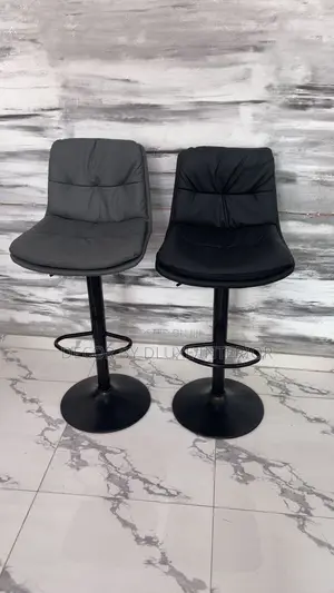 Luxury Leather Adjustable Bar Chair