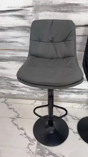 Luxury Leather Adjustable Bar Chair