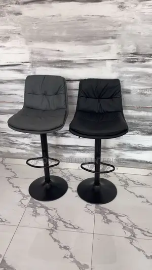 Luxury Leather Adjustable Bar Chair