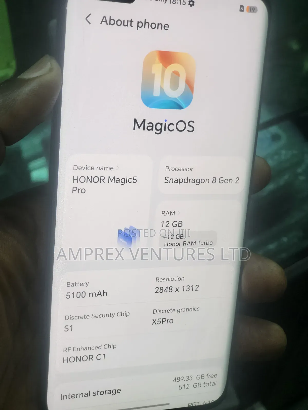 Honor Magic5 Pro 512 GB Black