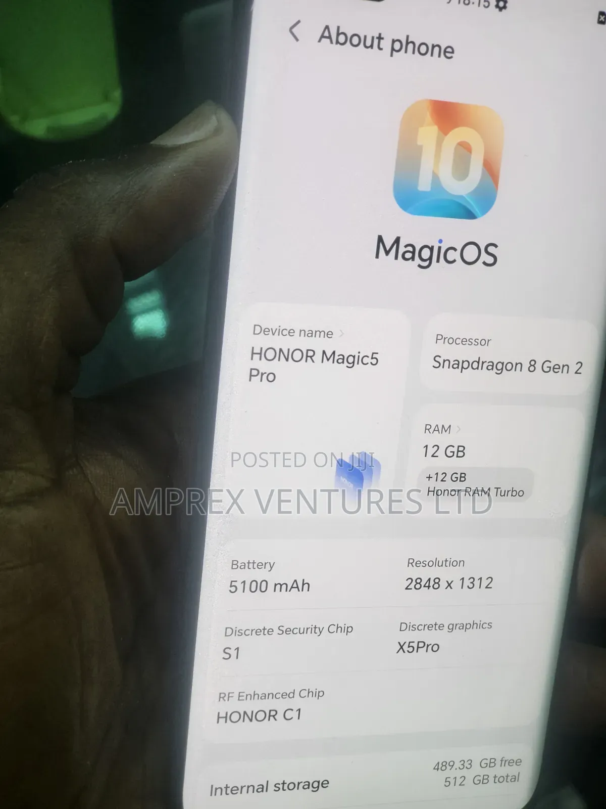 Honor Magic5 Pro 512 GB Black
