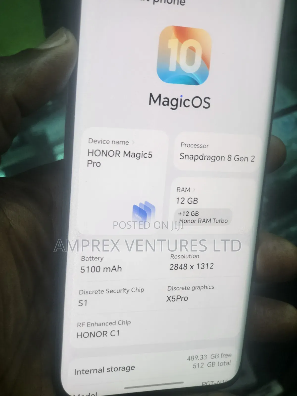 Honor Magic5 Pro 512 GB Black