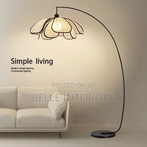 Retro Flowers Floor Lamp