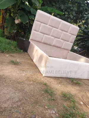 Bed Frame With Two Bedside Is Available