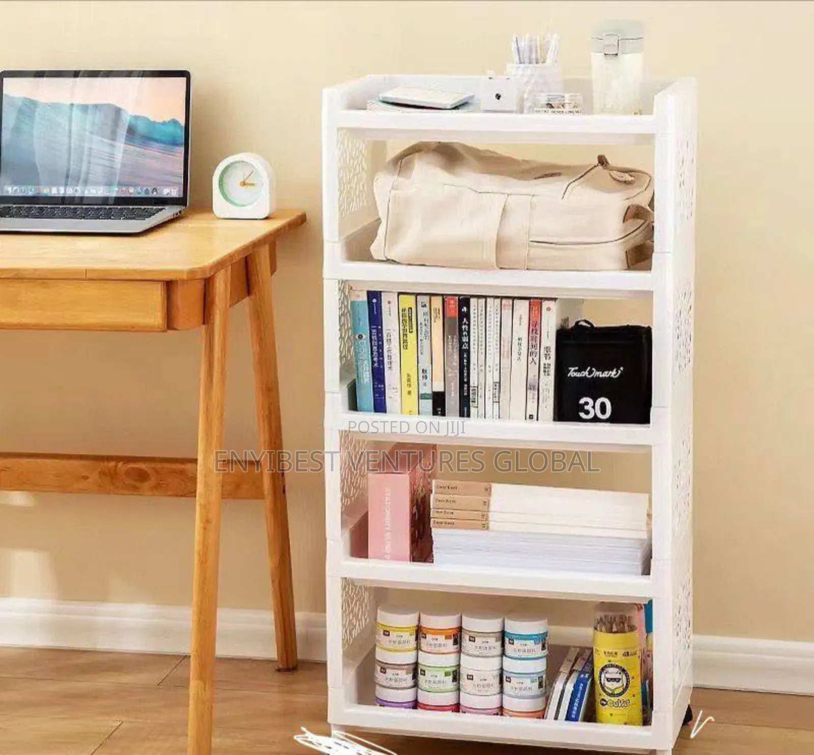 4 Layers Multipurpose Thickened Plastic Storage Rack