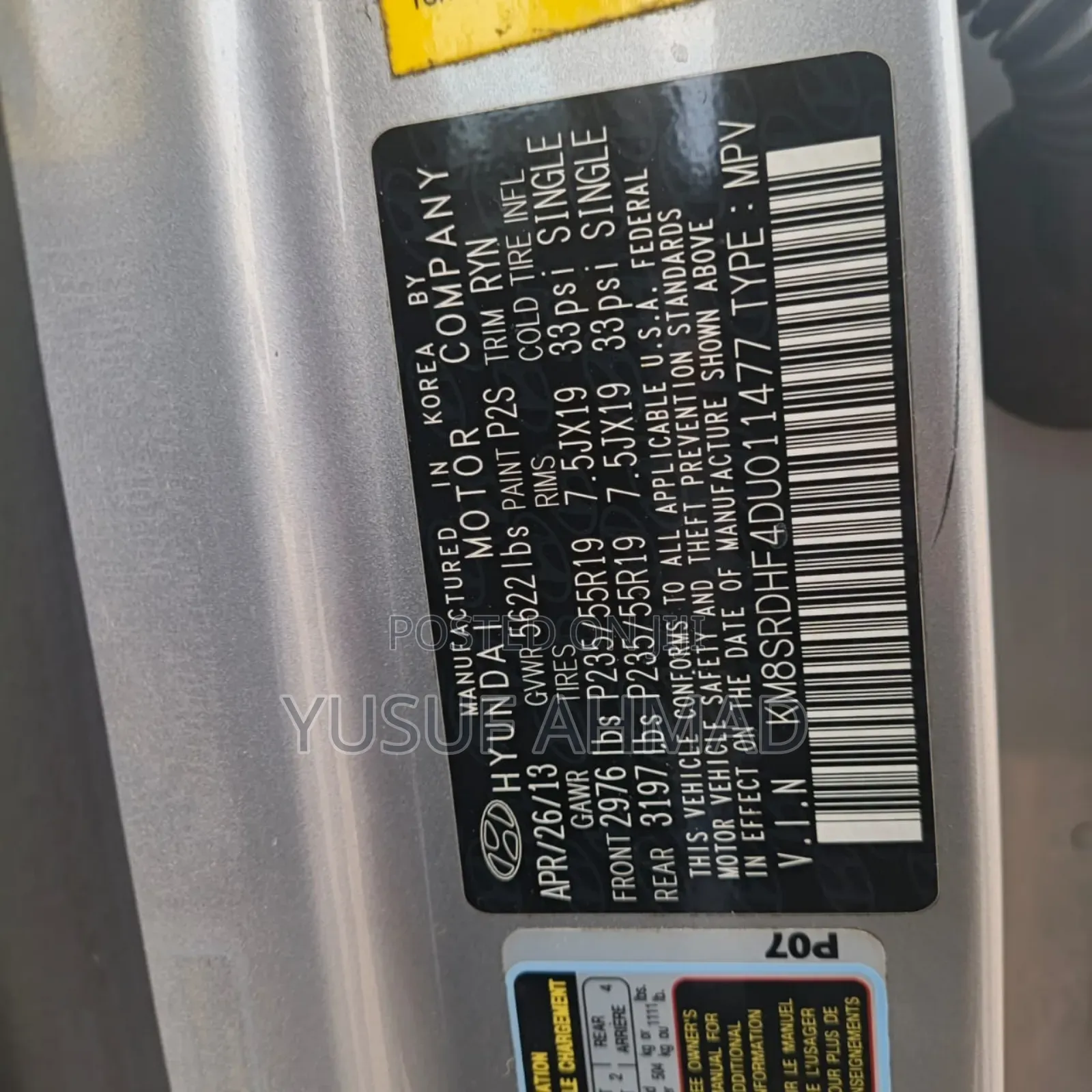 Hyundai Santa Fe 2013 Silver