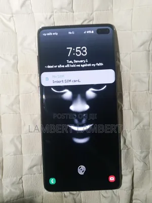Samsung Galaxy S10 Plus 128 GB Black